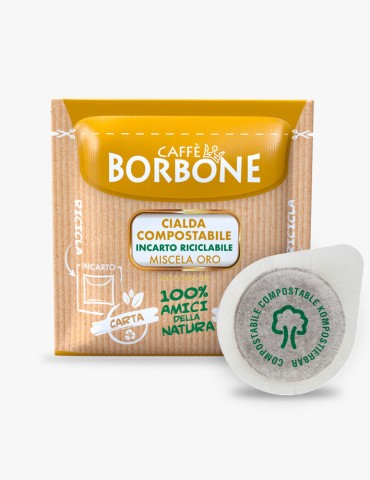15 CIALDE CAFFE' BORBONE MISCELA BLU NOBILE ESPRESSO NAPOLETANO CONFEZIONE